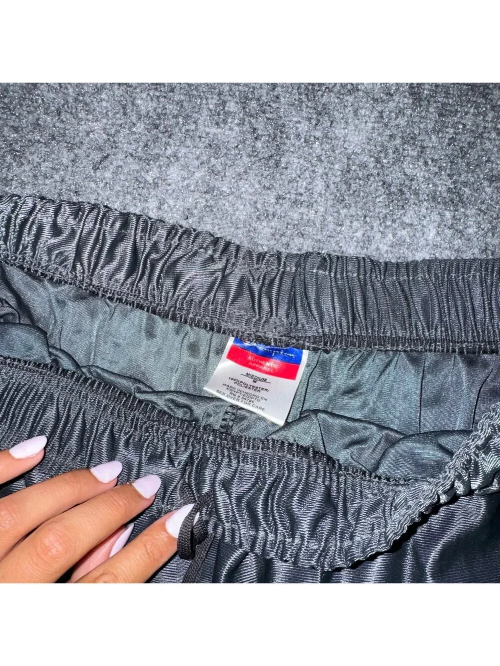 Champion Grail Baggy Dazzle Hoop Shorts Mens MD Vtg y2k 90s Rare